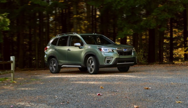 внешний вид subaru forester 2018