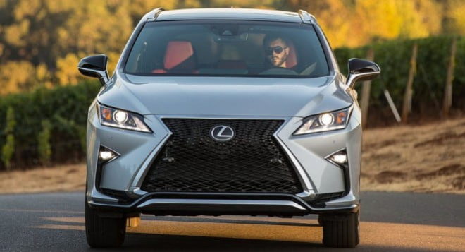 вид спереди lexus rx 300 2018