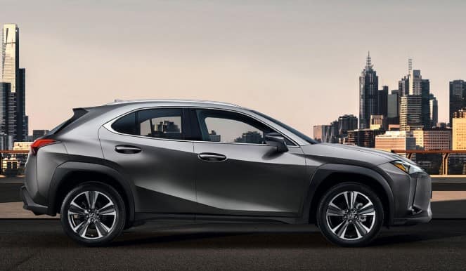 lexus ux 2018 вид сбоку