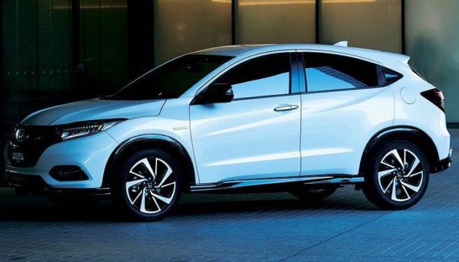вид сбоку honda hr-v 2019